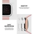 thumbnail image 4 of Ringke Bezel Styling Full Stainless Steel Frame Case Designed for Fitbit Versa 2-42 (ST) Silver, 4 of 10