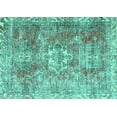 thumbnail image 1 of Ahgly Company Indoor Rectangle Persian Turquoise Blue Traditional Area Rugs, 3' x 5', 1 of 4
