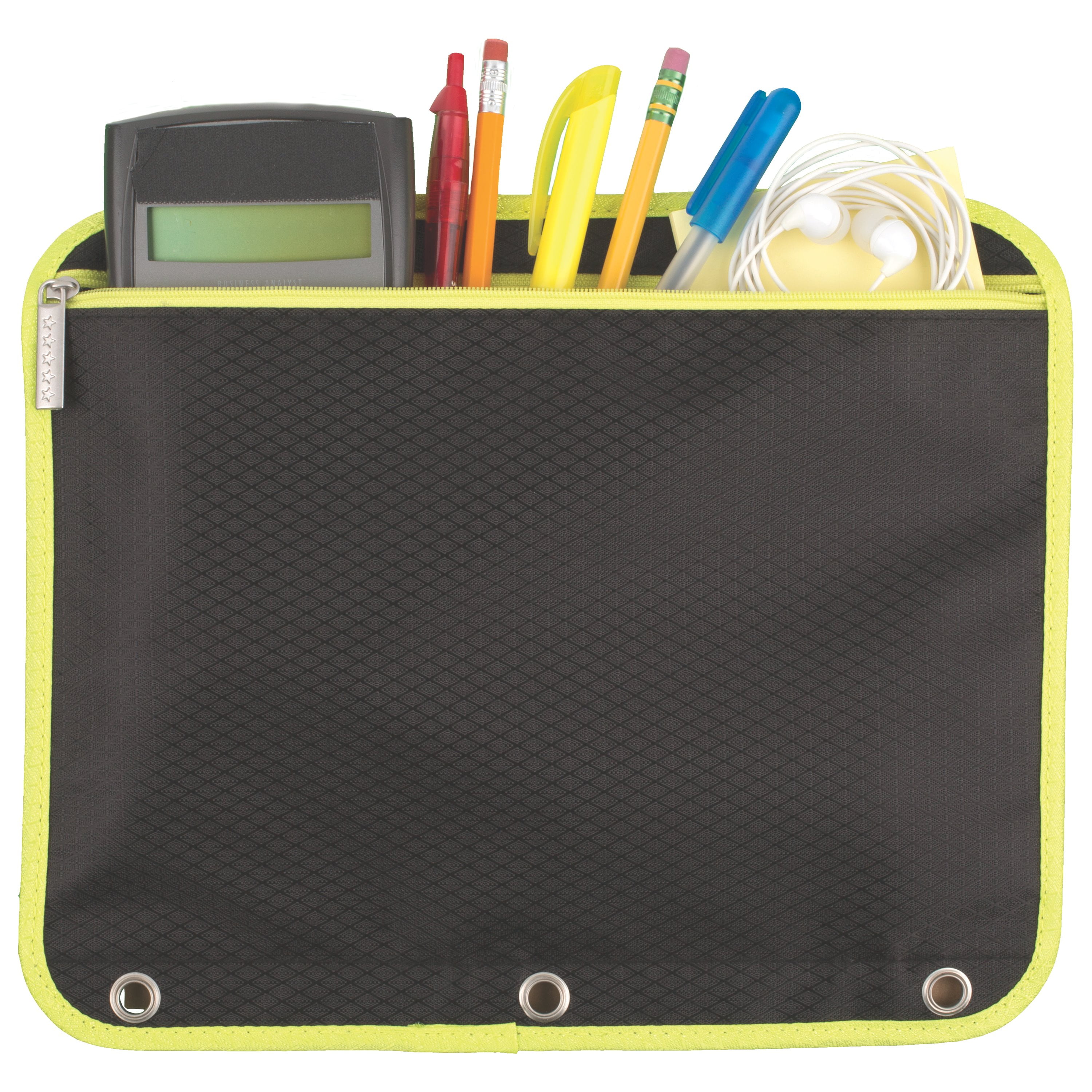 FIVE STAR Durable Mesh Pencil Case, Multicolor