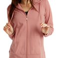 thumbnail image 1 of LNGOOR LADIES SINGLE JERSEY ZIP-UP HOODIE, 1 of 7