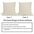 thumbnail image 6 of Vintage Floral Pillow Covers 20x20 Inch Set of 2 Beige and Cream Flower Outdoor Decorative Throw Pillows Cute Small Floral Print Rustic Farmhouse Pillowcases Cotton Linen Cushion Cover for Couch Decor, 6 of 6