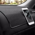 thumbnail image 4 of Transemion Rectangular Car Dashboard Mobile Phone Tablet Anti- for slip Mat Resistant Ornaments Place PVC Pad Medium black L 1Set, 4 of 6