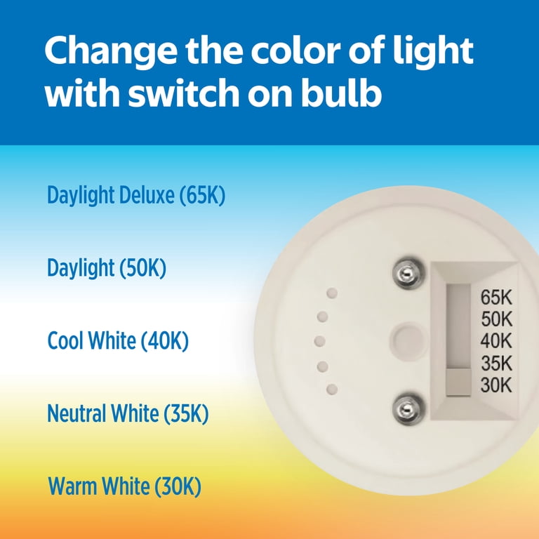 Great Value LED Light Bulb, 17 W T8/T12 Replacement Lamp, G13 Base