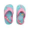 thumbnail image 5 of Upioiwer Kids Slides for Girls Boys Quick Drying Beach Slides Adjustable Toddler Pool Shower Flip Flops Slippers Toddler Cloud Slides with Back Strap Sky Blue 8.5, 5 of 7