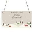 thumbnail image 2 of Xihbxyly Adornos Navideños de Madera, Diseño Único En Forma de Corazón, con Temática de Muérdago y Presente, Ideal para Decorar El Árbol, Ideal para Cumpleaños y Aniversarios, 10 X 20 Cm., 2 of 2