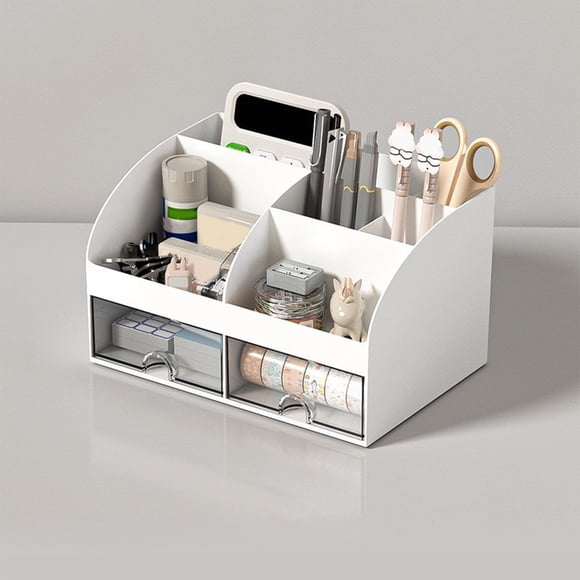 Summer Savings Kcavykas Office Desktop Storage Box Transparent Small Drawer Storage Cabinet Student Dormitory Desk Stationery Sundries Storage