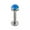 blue, variant on Opal Lip Bar Labret Ring Internally Threaded Ear Tragus Cartilage Stud Piercing/-orange-1.2mm/6mm/5mm