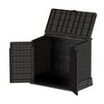 thumbnail image 6 of Duramax CedarGrain StoreAway 850 Liter Outdoor Deck Storage Shed, Brown, 6 of 12