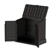 Duramax CedarGrain StoreAway 850 Liter Outdoor Deck Storage Shed, Brown