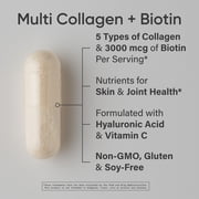 Sports Research® Collagen Peptides w/Biotin & Hyaluronic Acid, 90 Count