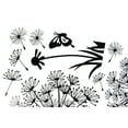 thumbnail image 2 of Home Art Decor Dandelion Butterfly Pattern Wall Sticker Decal Mural, 2 of 3