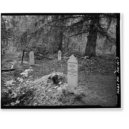 Historic Print Town of Dyea Skagway vicinity Skagway-Hoonah-Angoon Census Area AK - 7 16 x 20