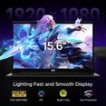 thumbnail image 2 of NIMO 15.6" IPS FHD AMD Ryzen 5 6600H 16GB DDR5 RAM 512GB SSD (6 Cores Up to 4.5GHz) AMD Radeon 660M GPU-Computer with 100W Type-C Gaming Laptop Backlit Keyboard Fingerprint, 2 of 5