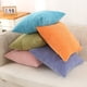 thumbnail image 2 of Xiao Hua 3 fundas de almohada de color liso. Clásicas y atemporales, fundas de almohada sencillas de color puro, que combinan con cualquier cama. 23,62 x 23,62 pulgadas (negro)., 2 of 5