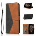 thumbnail image 1 of For Samsung Galaxy A03s Dual-color Stitching Leather Phone Case, 1 of 5