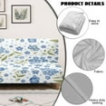thumbnail image 5 of Xixirimido Futon Sofa Bed Cover Stretch Armless Futon Slipcover Washable Elastic Sofa Couch Covers Home Furniture Protector, Blue Floral, 5 of 8