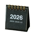 thumbnail image 4 of Sylvtty 2 Pcs Mini Desk Calendar Oct 2025 Dec 2026 14 Monthly Planner Desktop Small Standing Calendar with Twin Wire Binding for Home Office, 4 of 7