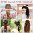 thumbnail image 5 of Yoyauz Women's Hair Bows, Solid Hair Bows, Hair Clips, Double Silky Satin Fabric Hair Bows, Claw Clips, Bows, Long Hair Ribbons, Hair Clips, Cute Hair Bands, 5 of 8