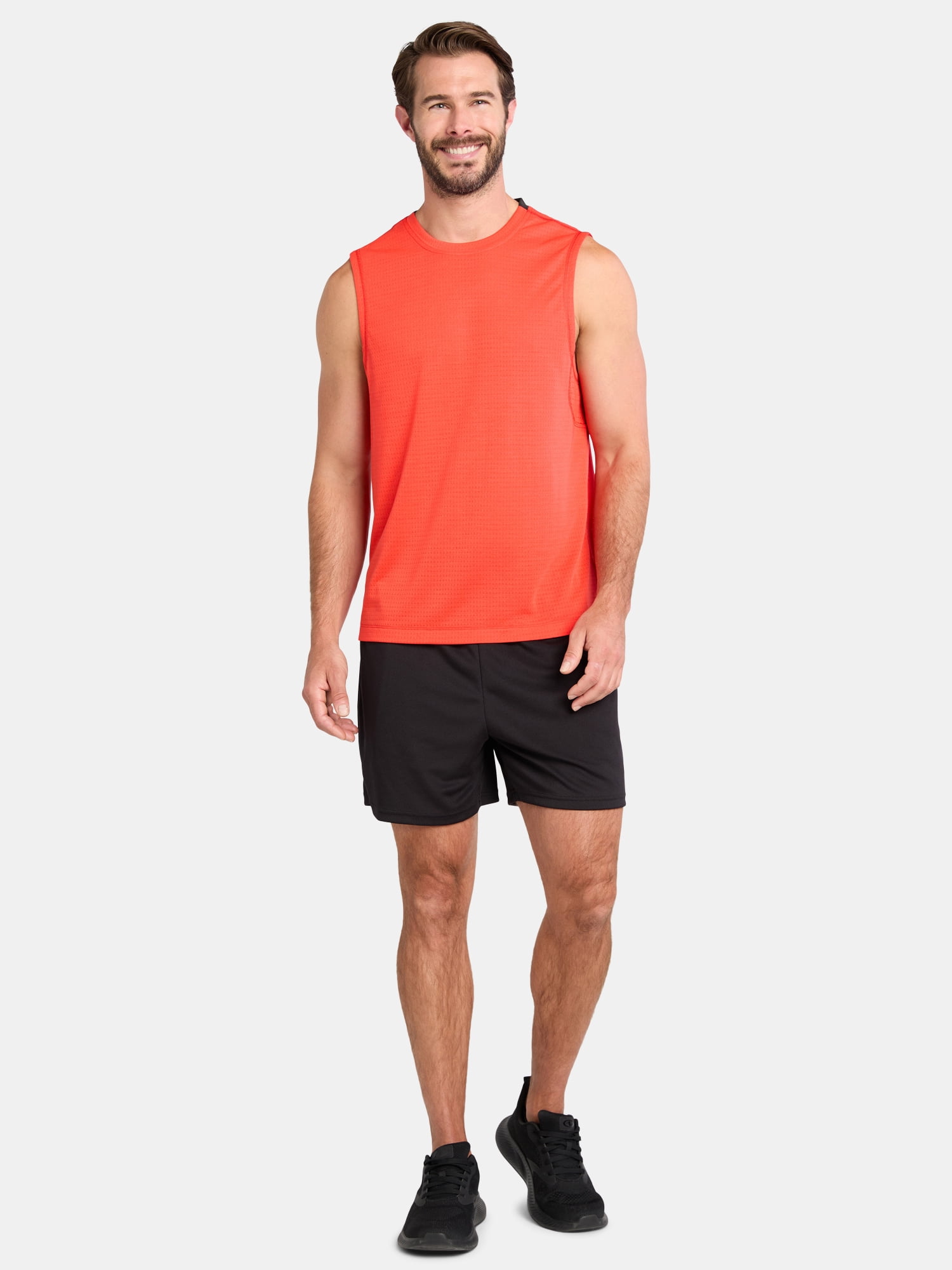 Athletic Works Men's and Big Men's Mixed Media Tank Top, Sizes XS-5XL