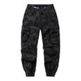thumbnail image 4 of JAKANYQ Men's Outdoor Work Pants Versatile Work Pants Work Pocket Trousers Comfort Pants, 4 of 5