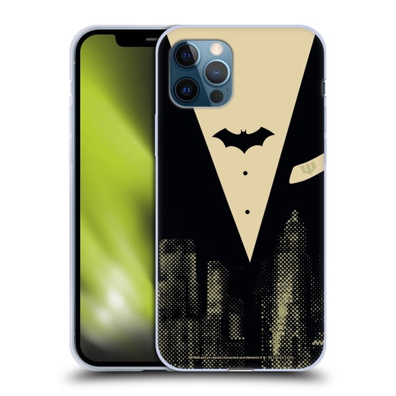 Head Case Designs Officially Licensed Batman DC Comics Duality Suit Soft Gel Case Compatible with Apple iPhone 12 / iPhone 12 Pro