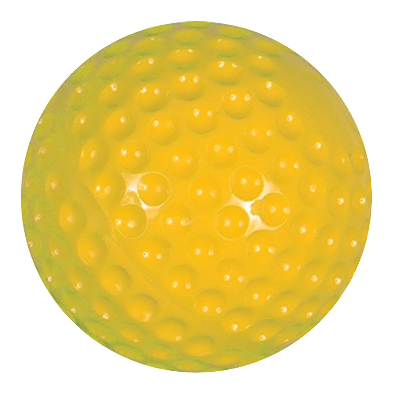 CHAMPRO 12" Dimpled Softballs, Yellow, 12 Pack