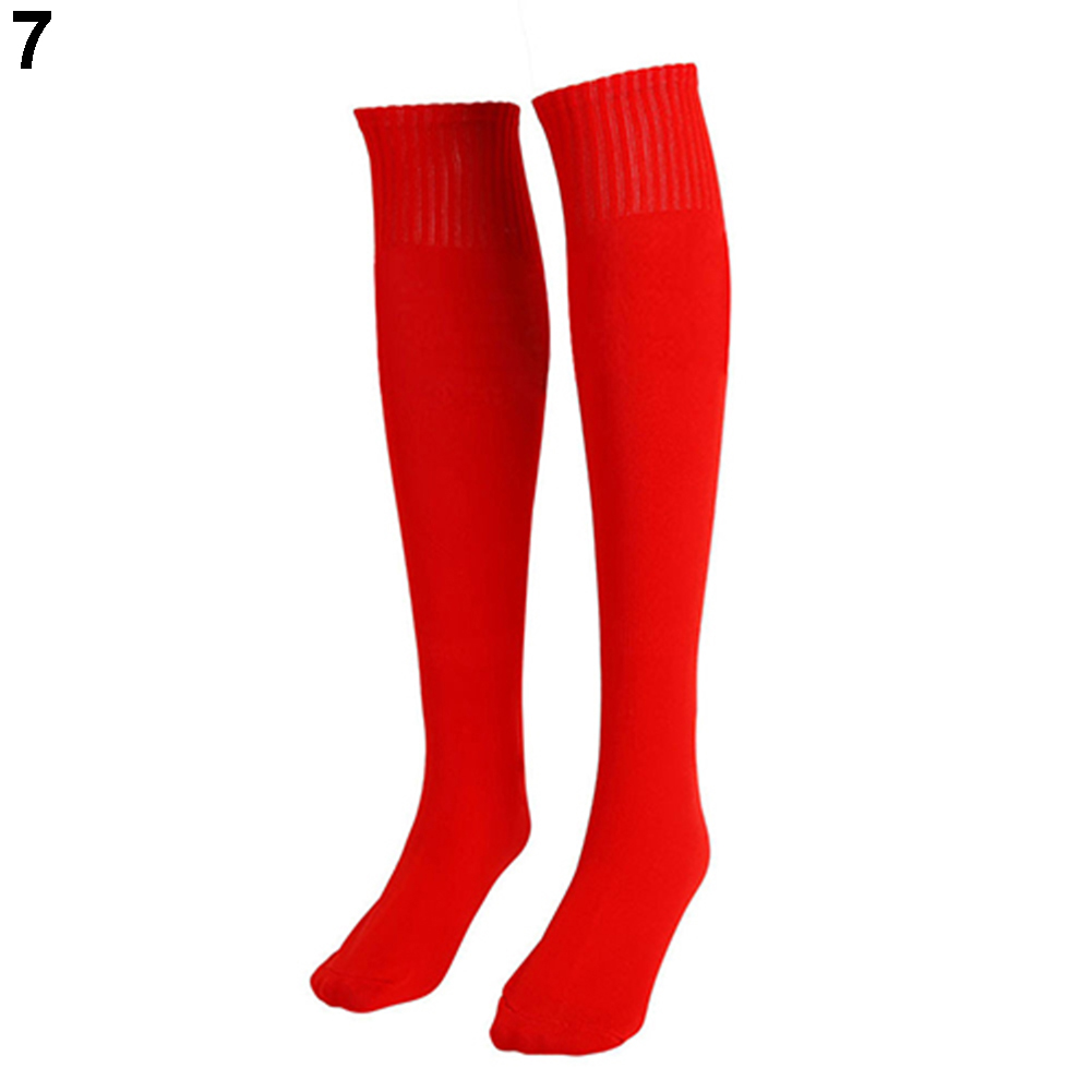 Grofry Women Football Socks,Unisex Football Plain Long Sock Sport Knee