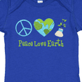 thumbnail image 4 of Inktastic Peace Love Earth Girls Baby Bodysuit, 4 of 5