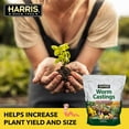 thumbnail image 3 of Harris Worm Castings Organic Fertilizer - Soil Superfood for Houseplants, Flowers, and Vegetables, 4qt, 5lb Bag, 3 of 5