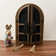 thumbnail image 5 of JUMRHFAN 59in Wooden Bead Decor with Tassels, Farmhouse Wall Hanging for Festivals, Black, 5 of 16