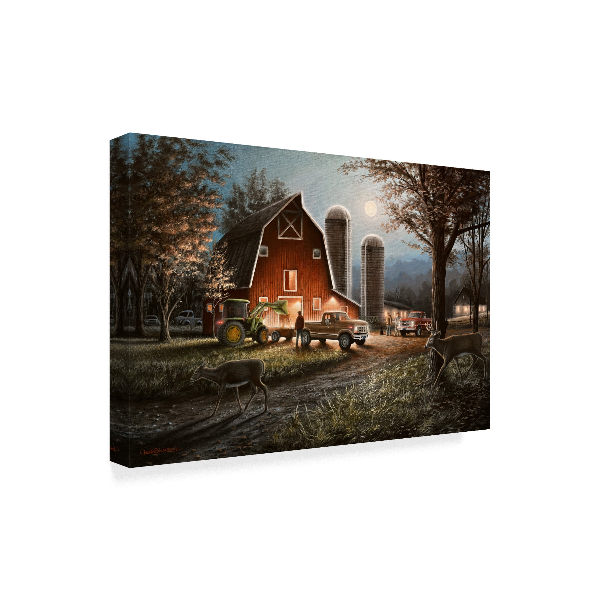Trademark Fine Art 'October Nights' Canvas Art by Chuck Black