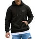 thumbnail image 1 of Sudadera De Hombre Negra Hoodies Hombre Moda Forro Térmico, 1 of 7