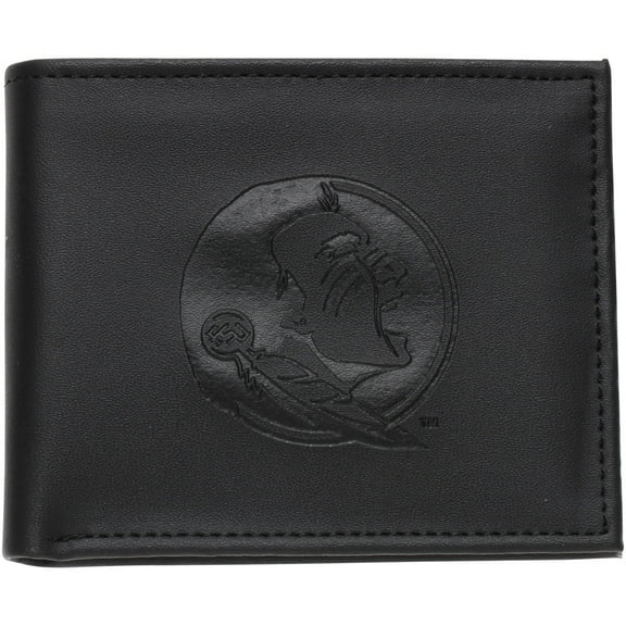 Men's Black Florida State Seminoles Hybrid Bi-Fold Wallet