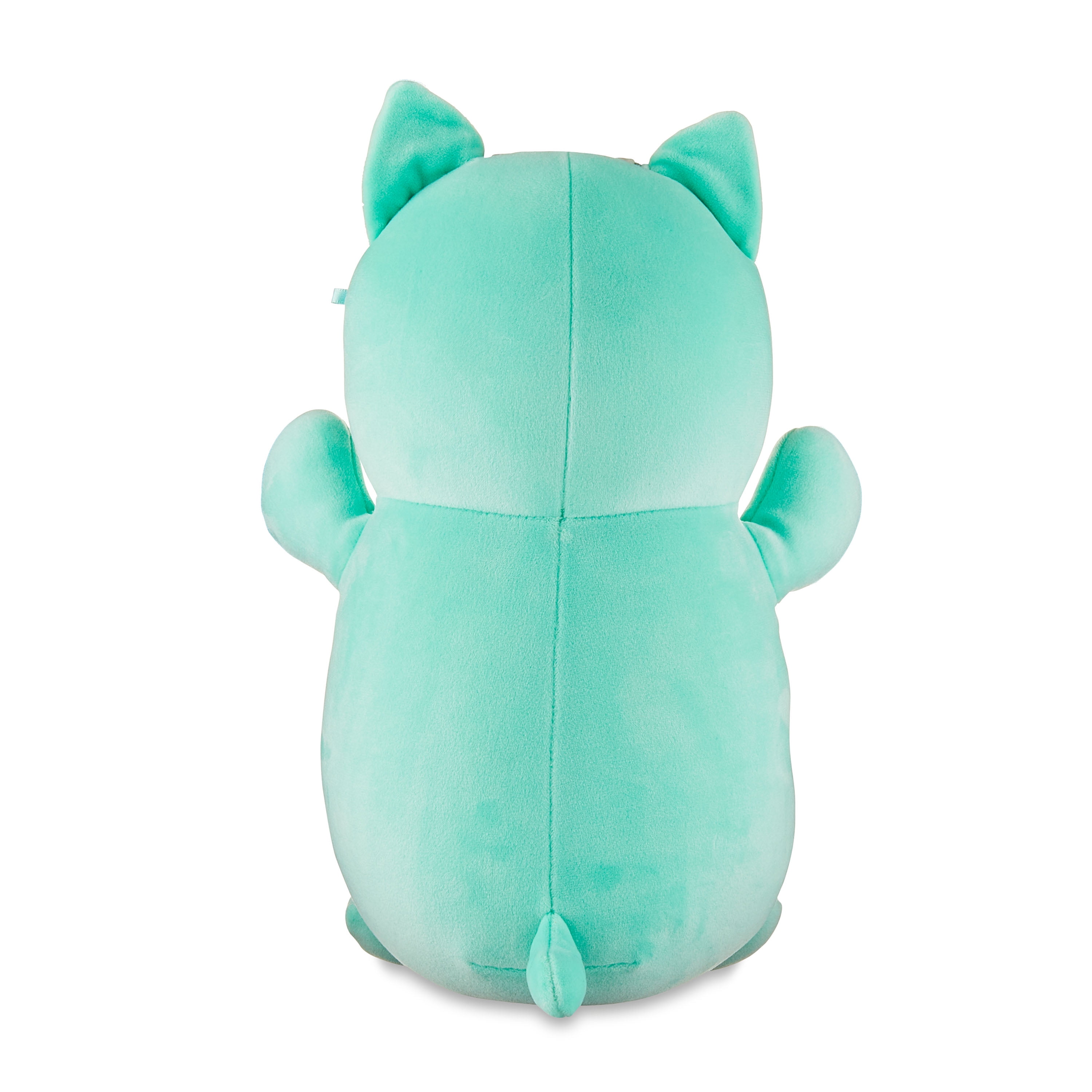 Squishmallows Official Hugmee Plush 10 inch Teal Tabby Cat - Child's Ultra Soft Stuffed Plush Toy