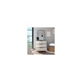 thumbnail image 3 of 3 Drawer Dresser Southwestern Style - Bedroom Storage Chest White Light Oak Finish, 3 of 3
