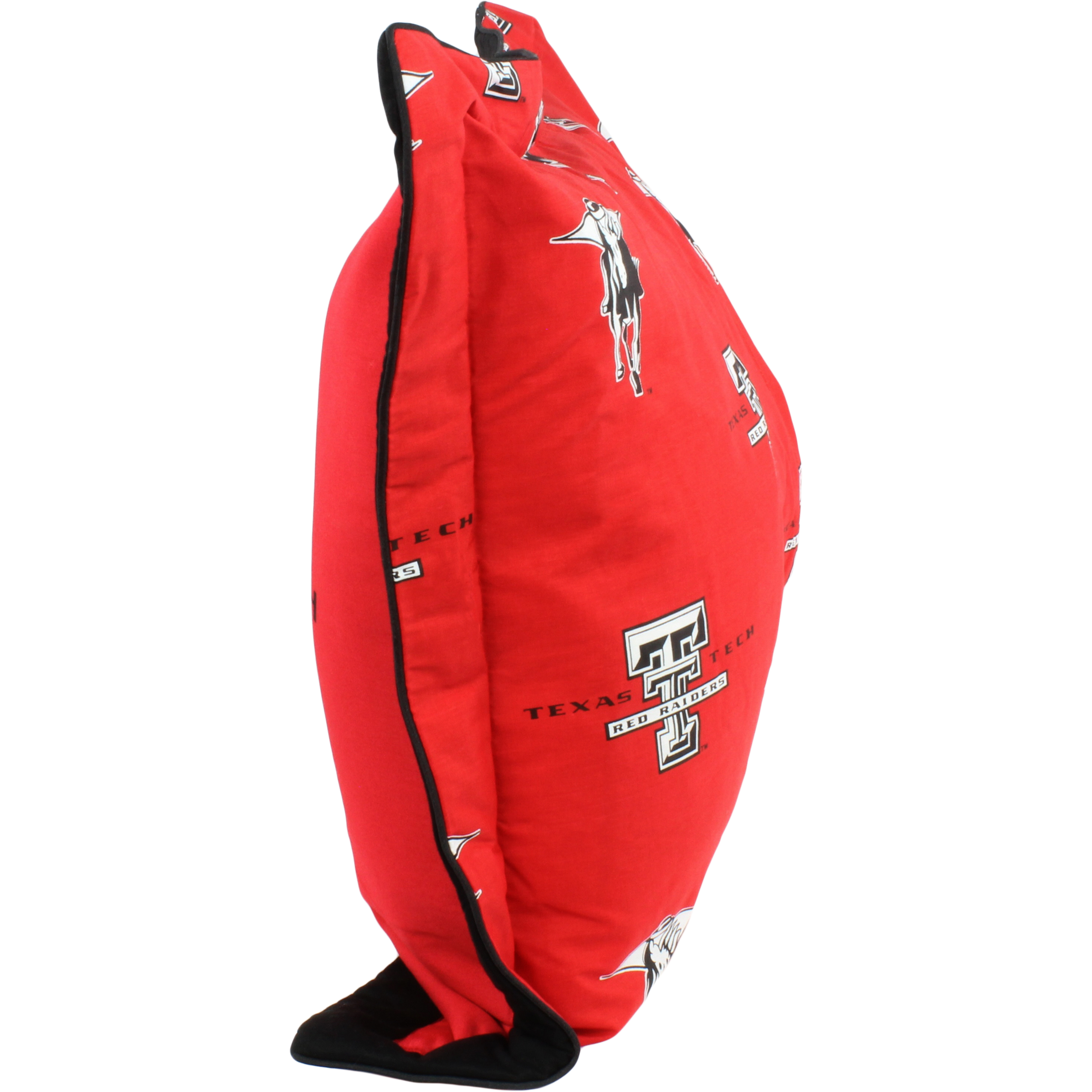 Texas Tech Red Raiders 3 Pc Reversible Cotton Comforter Set, 1 Comforter, 2 Shams, Full