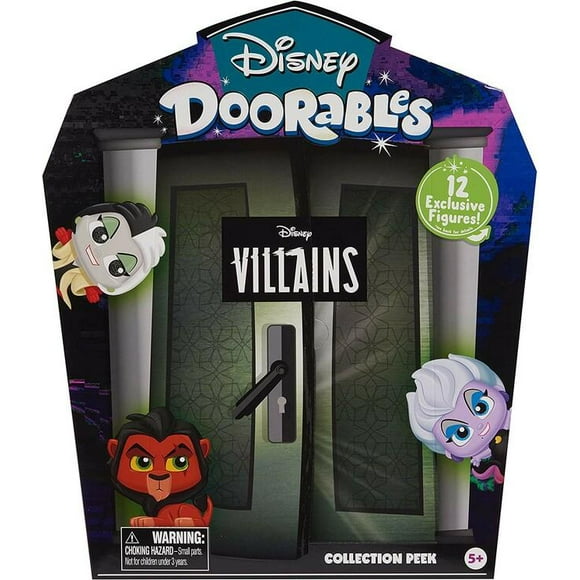Disney Doorables Collection Peek Villains Exclusive Mystery Figure 12-Pack (Styles Vary)
