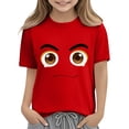 thumbnail image 6 of jobturf Cotton Shirts for Boys Cute Cartoon Graphic Tees Y2k Comfy Loose Short Sleeve Tops Lightweight Summer Blouses Size 3-10 Years, 6 of 6