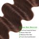 thumbnail image 4 of Hair Bundles Kapelli Hair Brazilian Body Wave 10A, cabello virgen, 4 of 8