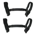 thumbnail image 2 of LOVIVER 2-Pack Grab Handle Car Rear Seat Hand-rest Grip with Adjustable Pull Strap Black, 2 of 8