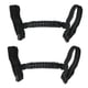 thumbnail image 2 of Paquete de 2 asas de agarre para reposamanos de asiento trasero de coche con correa de tracción ajustable Negro, 2 of 9