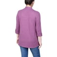 thumbnail image 3 of Petite 3/4 Sleeve Two In One Top, 3 of 3