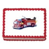 Firetruck ~ Edible Cake / Cupcake Topper