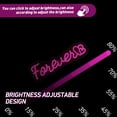 thumbnail image 5 of UPONRAY Single-line Custom Neon Signs, Customizable USB-Powered & Dimmable LED Neon Light, Stylish Wall Decor as Gifts for Bedroom, Home, Bar, Family, Lover, Friend, Cool White, 5 inch/1 Letter, 5 of 8