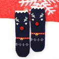 thumbnail image 2 of EnJoCho Clearance Loafer Socks Womens Christmas Children Coral Pile Warm Parents and Children Socks Cartoon Baby Socks Adult Xmas Winter Themed Charming Socks Heated Socks Bulk Red Green Cute&Fun, 2 of 2