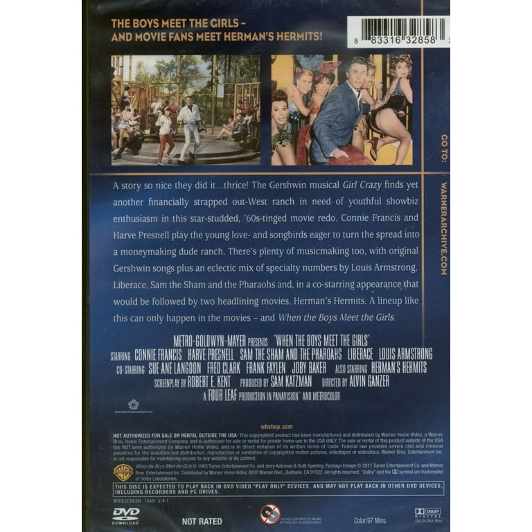 When the Boys Meet the Girls (DVD), Warner Archives, Music & Performance When the Boys Meet the Girls (DVD), Warner Archives, Music & Performance