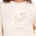 thumbnail image 3 of Women's Starter Cream Pittsburgh Penguins Boxy Cropped Sweatshirt, 3 of 3