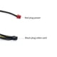 thumbnail image 3 of Tholdsy Cable de tarjetas gráficas versátil Cable PCI-E de 8 pines a 8 pines dobles para NeoECO Juegos de teclado y mouse para computadora, 3 of 6