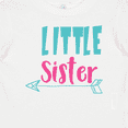 thumbnail image 4 of Inktastic Little Sister, Younger Sister, Arrow, Sibling Girls Baby T-Shirt, 4 of 5