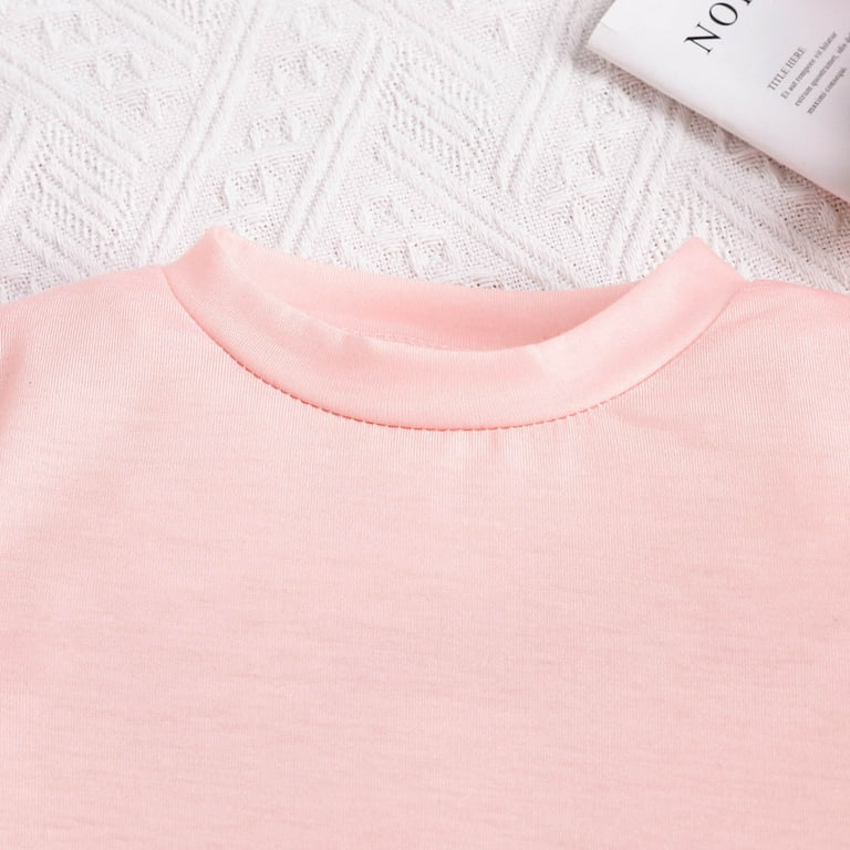 Casual Simplicity Solid Solid Color O Neck Short Sleeve Two Pieces Casual Simplicity Solid Solid Color O Neck Short Sleeve Two Pieces